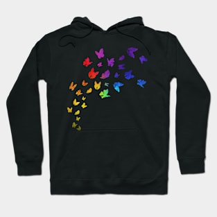 Rainbow Butterflies Hoodie